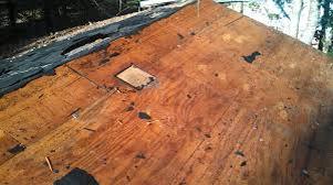Bad Roof Decking Central VA Roofing Contractor